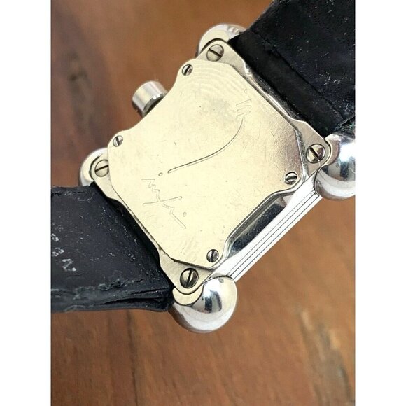 Misani Women's Watch Hermitage 2100 Swiss Quartz 20mm Petite Square Tank Leather - Picture 6 of 13